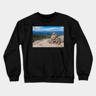 Cascade Mountain Peak Rock Cairn Keene NY Crewneck Sweatshirt